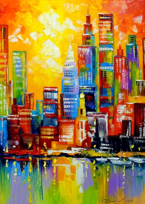 Puzzle Nueva York Radiante de 1000 piezas