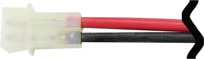 Cable de conexión de silicona con conector AMP de 1,5 mm², 18 cm