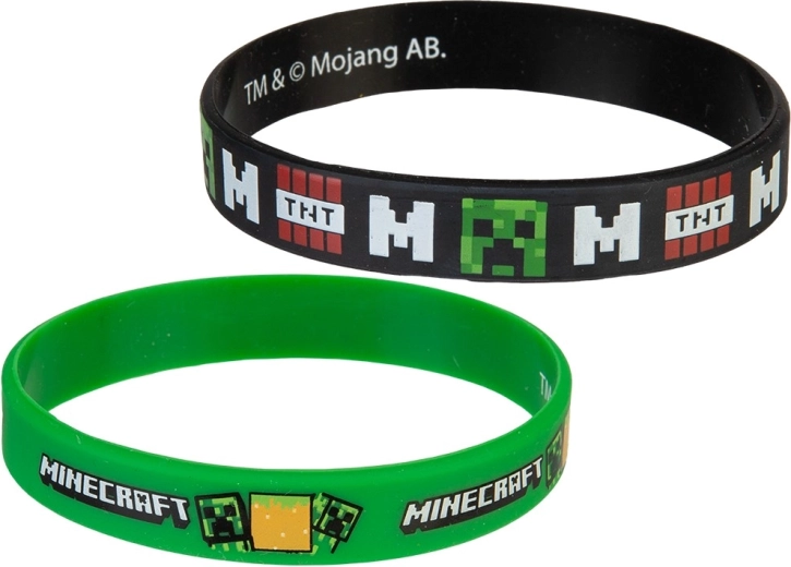 Pulsera de silicona Minecraft - 1 pieza