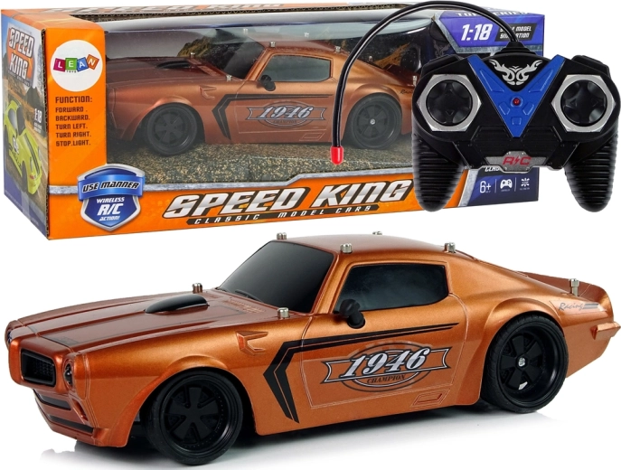 coche deportivo RC 1:18 Champion, marrón