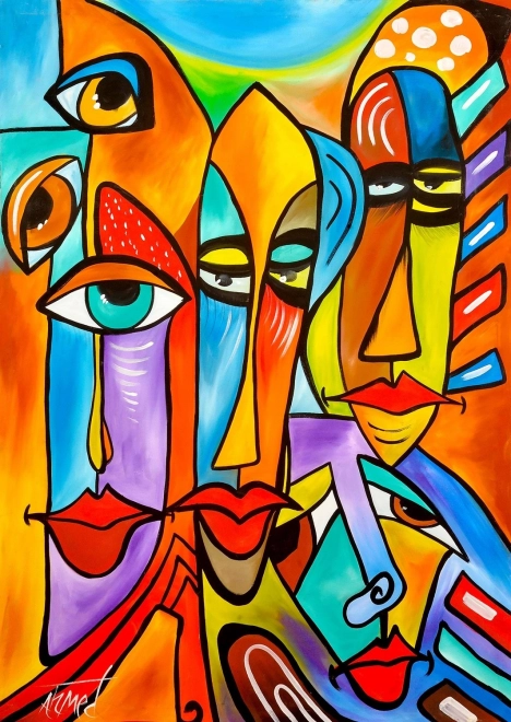 Puzzle Rostros Creativos Bico 1000 piezas