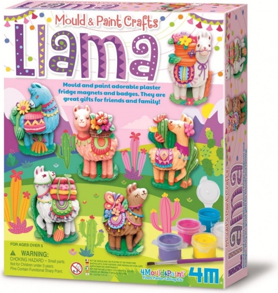 Set creativo de moldes de yeso - Llama