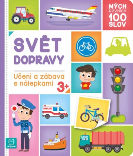 Mis primeras 100 palabras: el mundo del transporte – diccionario ilustrado con pegatinas