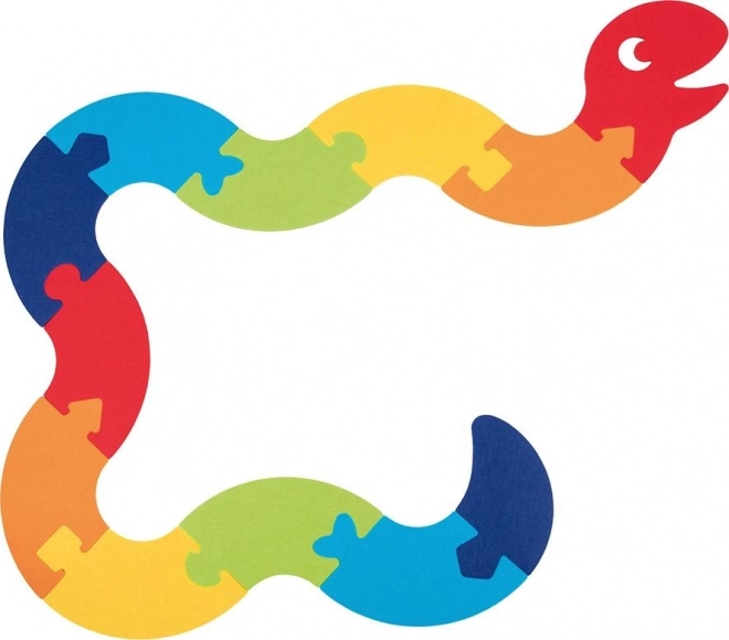 Puzzle de suelo con contorno Serpiente XXL