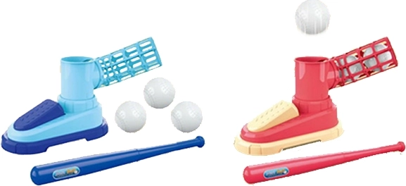Set de béisbol con lanzador para niños: bate, pelotas y máquina lanzadora