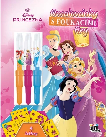 Princesas Disney: libro para colorear con rotuladores sopladores