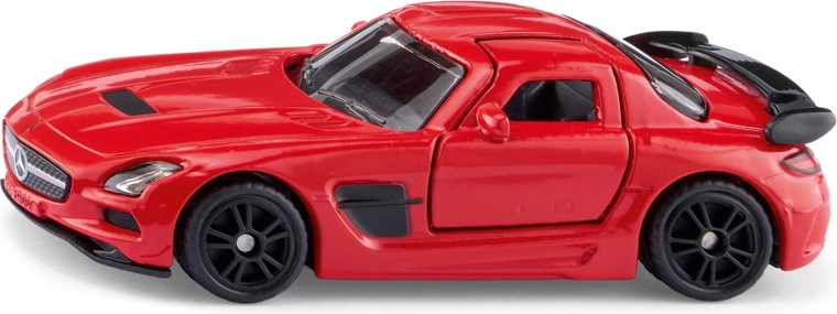 Siku Mercedes-Benz SLS AMG Black Series modelo de coche rojo en blíster