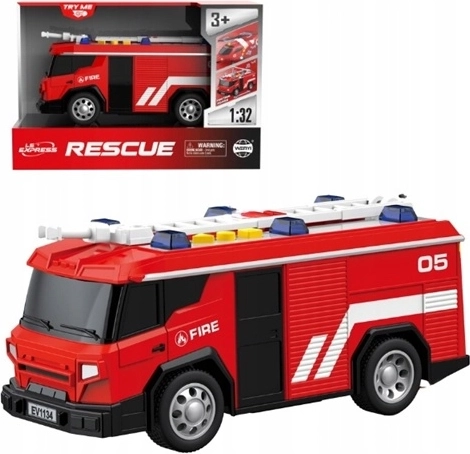 Camión de bomberos con luces y sonidos