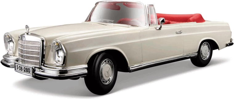 Maisto Mercedes-Benz 280SE cabrio modelo crema 1:18