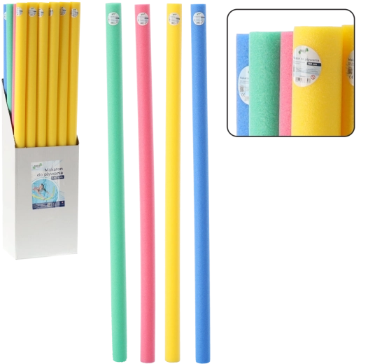Churro flotador de espuma para natación 160 cm – mix de colores