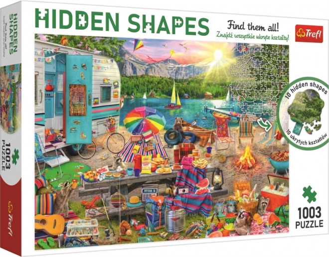 Puzzle Hidden Shapes – excursión en caravana