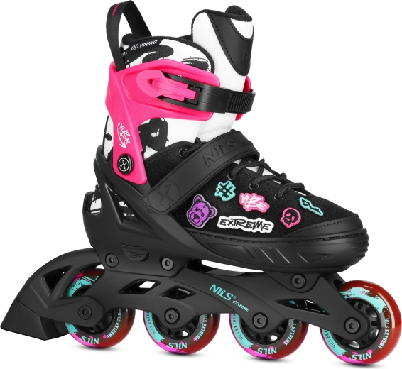 Patines en línea NILS Extreme VIBE – Rosa 1
