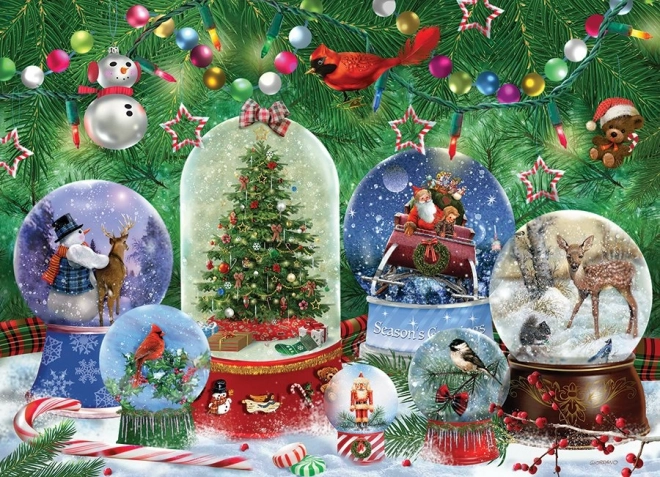 Puzzle COBBLE HILL Campanilla de invierno 500 piezas