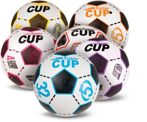 Balón de fútbol Super CUP de 23 cm - 1 unidad