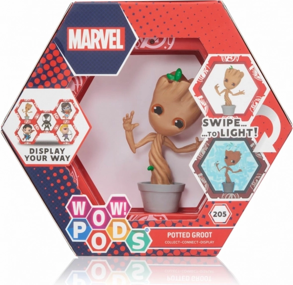 Wow Pod macetero Marvel Groot con sensor de luz