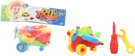 Avión de plástico atornillable para niños