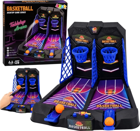 Mini baloncesto de mesa – juego arcade doble para 2 jugadores - 1 pieza