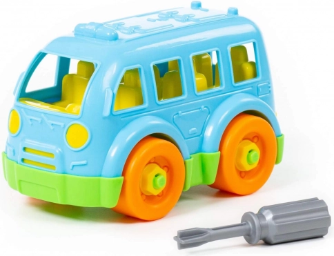 Autobús de construcción + destornillador