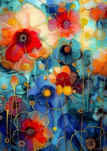 Puzzle Enjoy Su jardín de flores silvestres 1000 piezas
