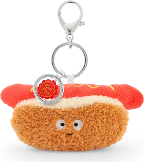 Llavero/colgante para mochila Keeleco Hot Dog 12 cm