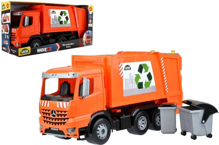 LENA camión de basura MERCEDES AROCS con contenedores