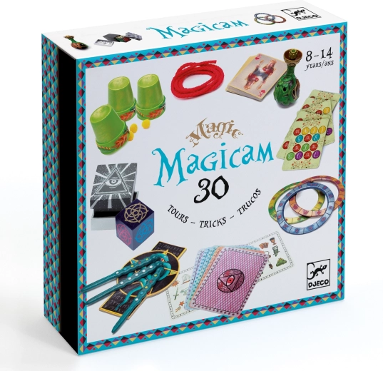 Set de magia Djeco Magicam con 30 trucos