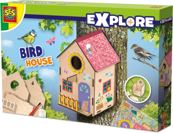 Kit de madera para fabricar una casita para pájaros