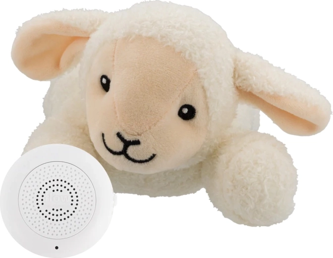 Flow Amsterdam peluche con sonido de latido del corazón Rosie beige