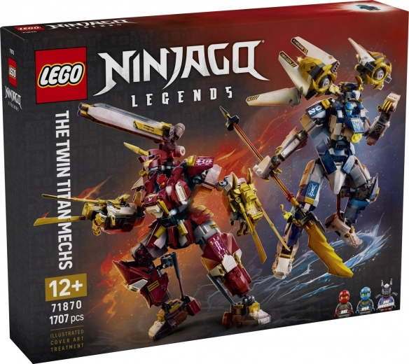 LEGO NINJAGO Legends Dúo de mechas titánicos cuerpo a cuerpo