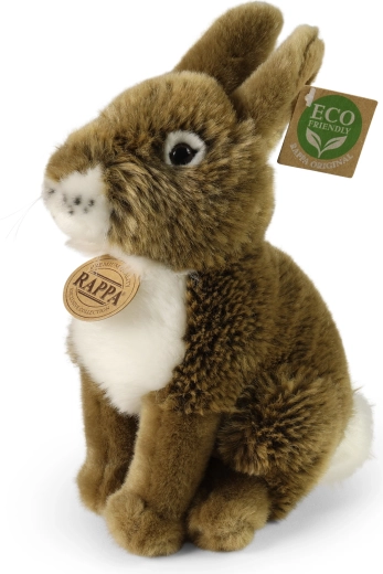 Conejo de peluche Rappa marrón 20 cm eco friendly