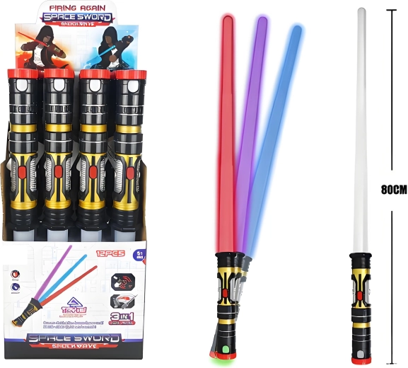 Espada luminosa 3 en 1 para niños