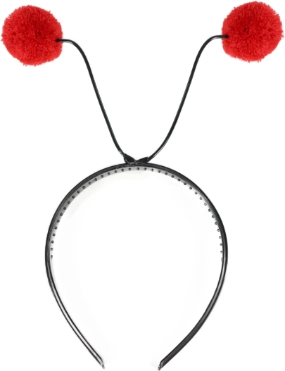 Diadema infantil de mariquita con antenas