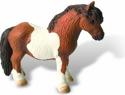 Bullyland poni de Shetland – figura pintada a mano