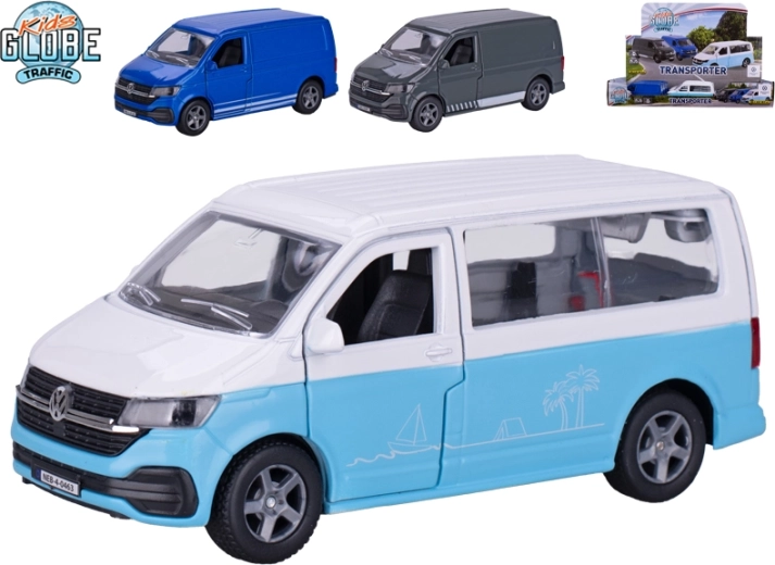 Kids Globe Traffic VW Transporter modelo metálico 13,5 cm con retrofricción