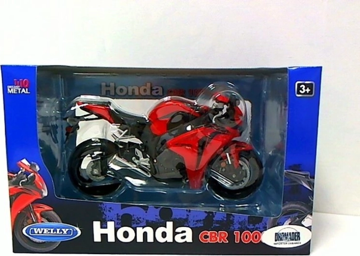 Modelo de motocicleta Honda WELLY a escala 1:10