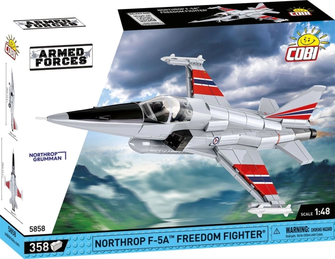 COBI Armed Forces Northrop F-5A Freedom Fighter 1:48 kit de avión (358 piezas)