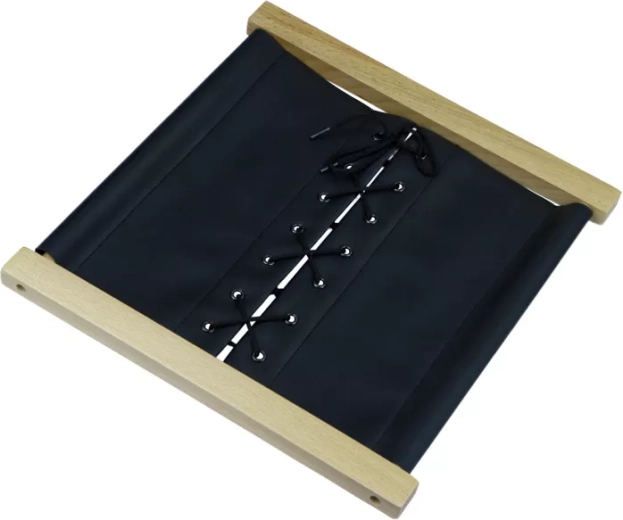 Marco de abrochar – atado de cordones (Montessori)