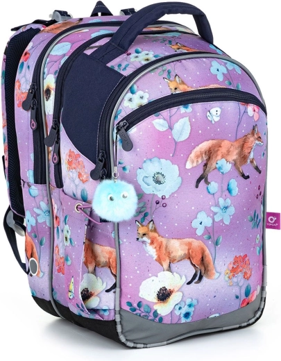 Mochila escolar Topgal coco con motivo de zorros
