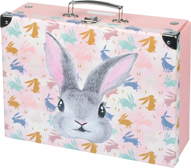 Maletín escolar plegable Bunny con herrajes metálicos