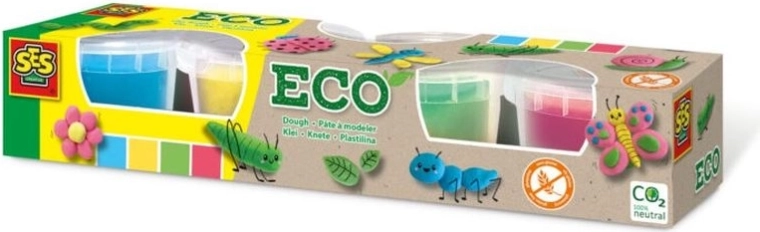 SES My first eco plastilina – 4 colores