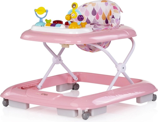 andador para niños Baby Steps rosa