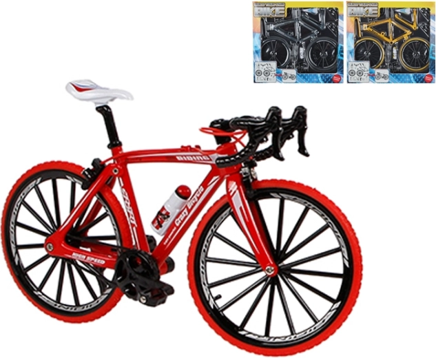 Kit de construcción metálico de bicicleta de carreras de 19,5 cm - 1 unidad