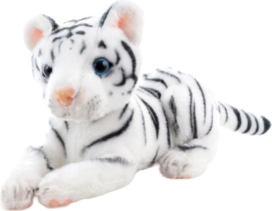 Tigre de peluche blanco 21 cm
