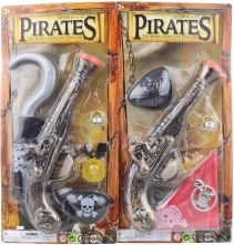 Set pirata para niños con accesorios