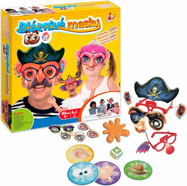 Studo Games máscaras locas – juego de mesa creativo para niños