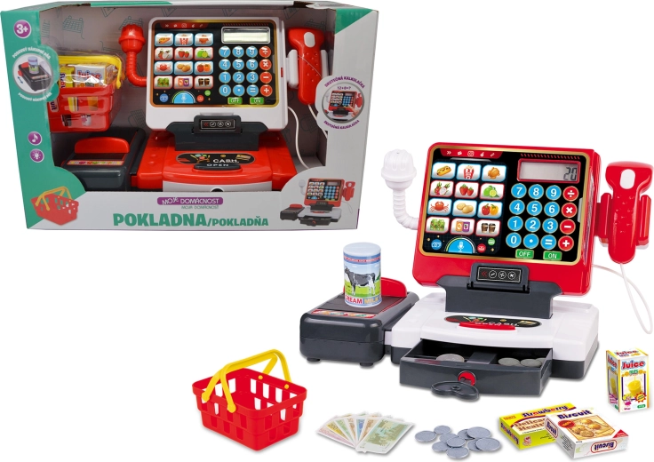 Caja registradora digital deluxe con accesorios SPARKYS