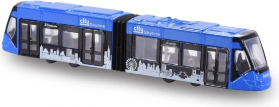 Tranvía Siemens Avenio metálico azul