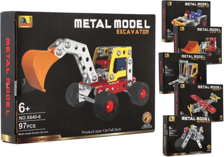 Kit de construcción metálico de vehículos – mix de modelos