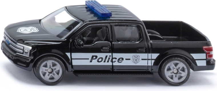 Siku Ford F-150 pick-up policial de EE. UU. – modelo metálico en blíster