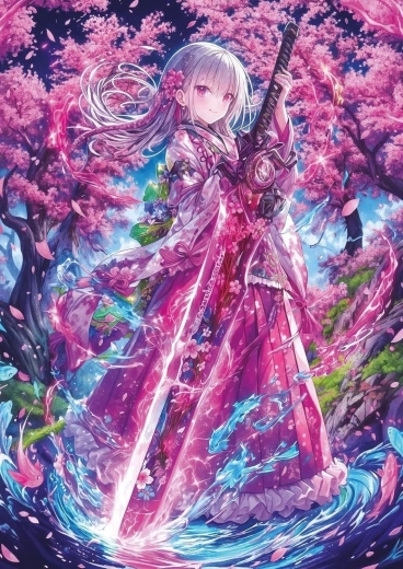 Puzzle Espada rosa 1000 piezas ART PUZZLE